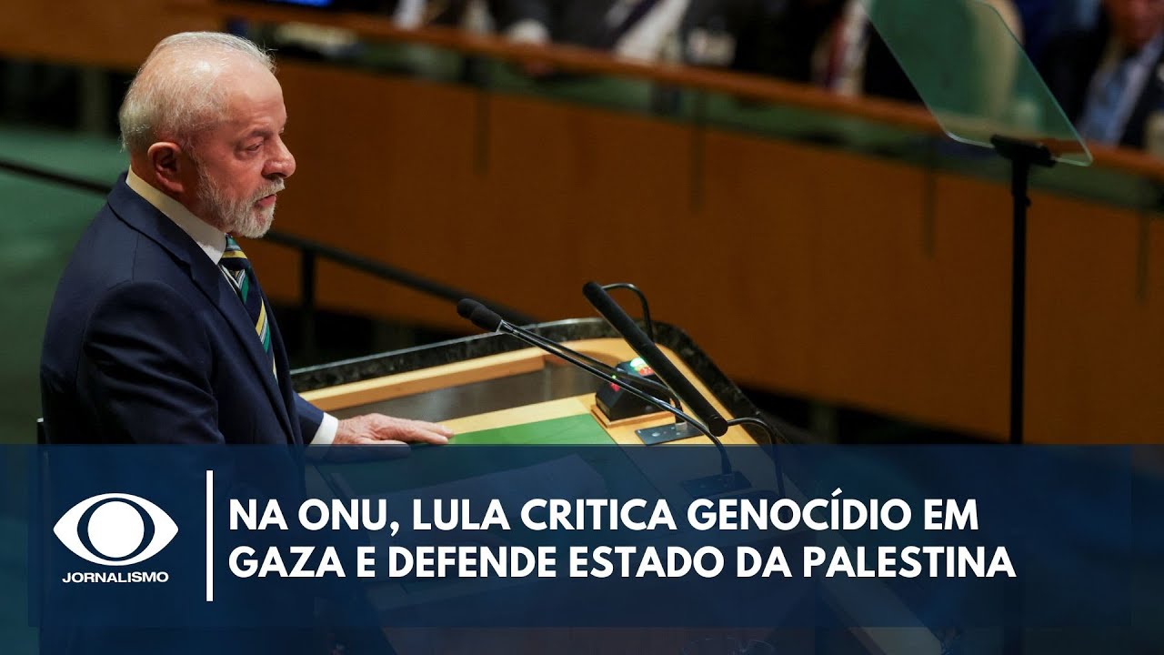 Na ONU, Lula critica genocídio em Gaza e defende Estado da Palestina