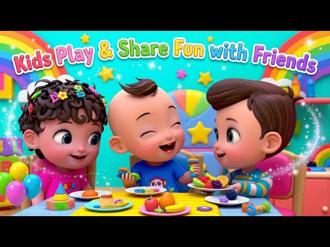 Sharing is Fun! 🤝 Play with Friends | Good Manners for Kids