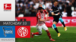Hertha Berlin — 1. FSV Mainz 05 | 1-2 | Highlights | Matchday 33 – Bundesliga 2021/22