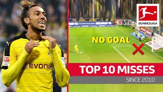 Top 10 Misses since 2010 | Aubameyang, James and More