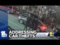 Baltimore leaders address actions to stem increase of car thefts