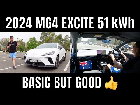 2024 MG4 Excite 51 kWh Australia Range Test Handling Walkaround Review