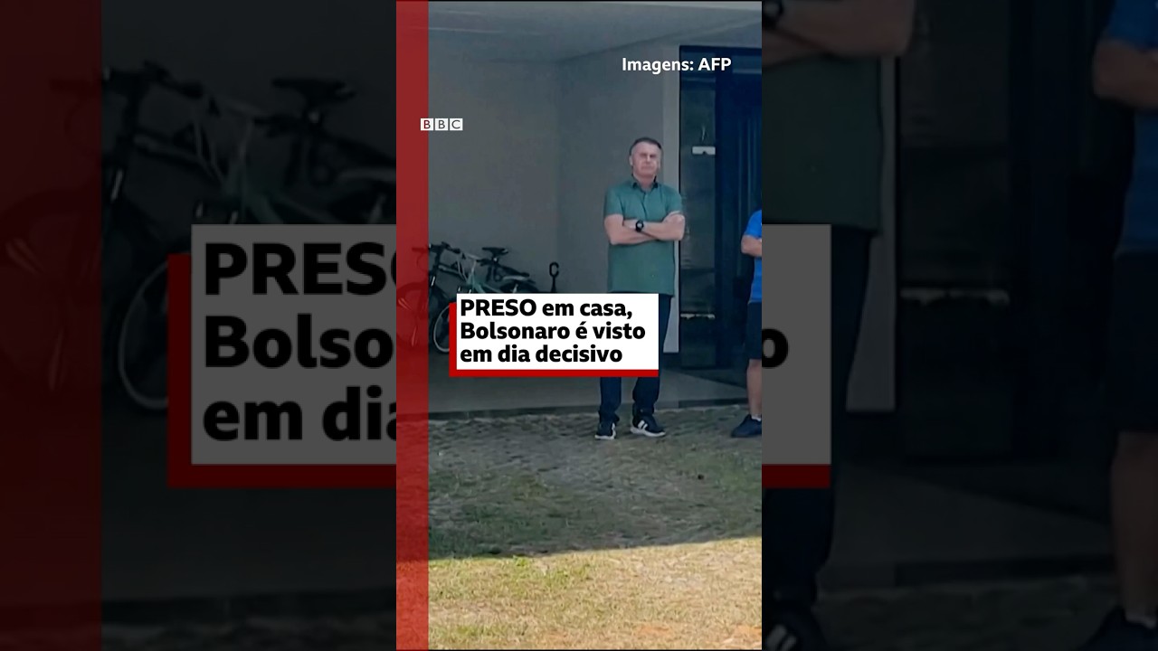 ⚖ Bolsonaro é visto em dia decisivo de julgamento no STF