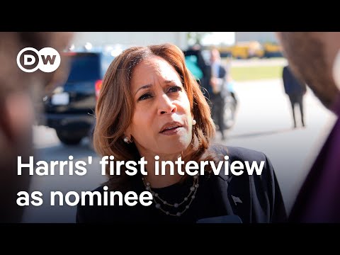 Key takeaways from Harris' first major Interview since being the presidential nominee | DW News