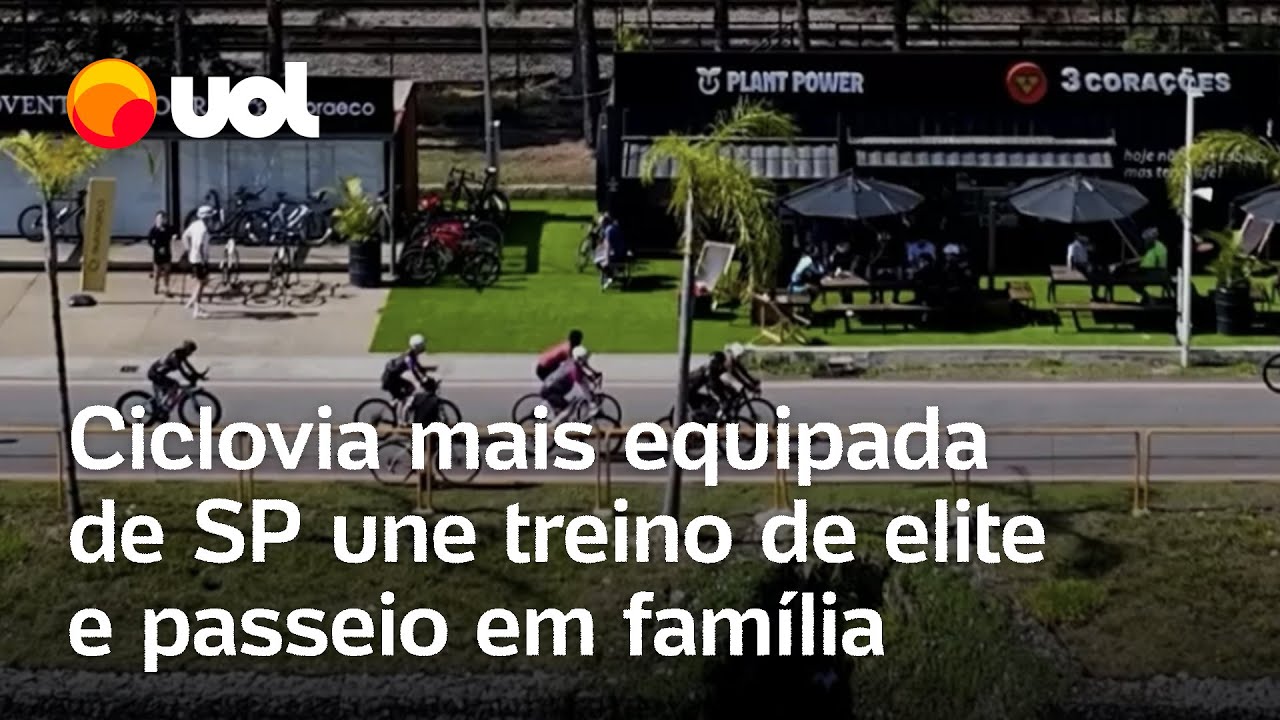 Você pedalaria na Marginal Ciclovia mais equipada de SP une treino de elite e passeio em família