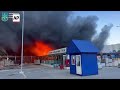 Aerial attack hits construction supplies store in city of Kharkiv, causing huge fire  - 00:59 min - News - Video