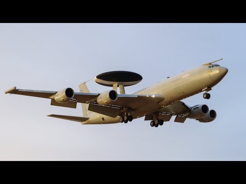 E-3D Sentry ZH103 on The Final Planned Sortie in The UK (13/07/22)