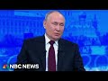 Putin says there will be peace when ‘we achieve our goals’