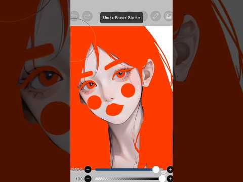 anime ❤️ hair colour art #anime #drawing #asmr #viral #shorts