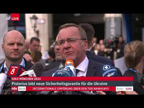 LIVE: Statement Bundesverteidigungsminister Pistorius bei der Münchner Sicherheitskonferenz