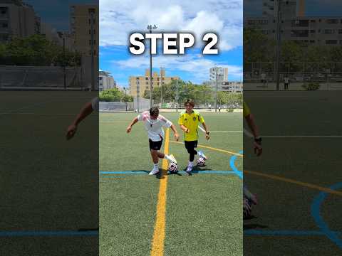 Learn BACHIRA SAMBA🇧🇷🕺 with Philip from @unisport shorts #football #soccer #footballskills