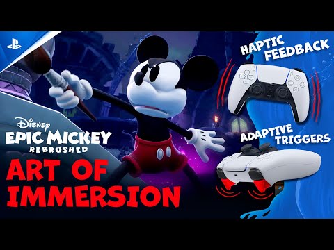 Disney Epic Mickey: Rebrushed - Immersion Trailer | PS5 Games