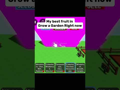 What's your best fruit in Grow A Garden? #roblox #growagarden #shorts