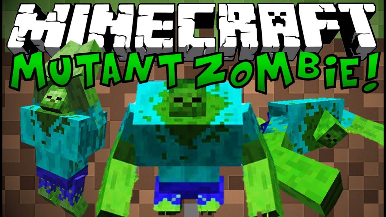 Minecraft Mods: Mutant Zombie Mod (Mutant Creatures) - ZOMBIE ...