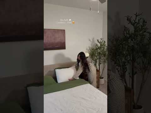 When I tell you this waffle comforter feels and looks expensive omg 😍🤍#comforterset #bedding