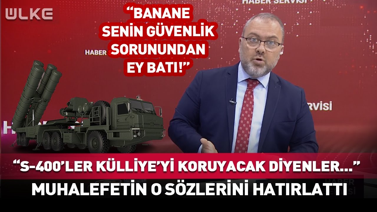 "S-400'ler Külliye'yi Koruyacak Diyenler..." Muhalefetin O Sözlerini Hatırlattı #haber