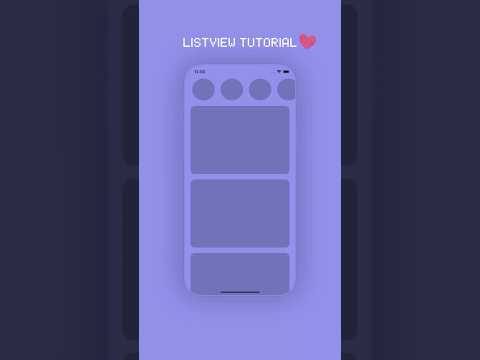 📱 Flutter Widget #4 • ListView 💜