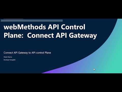 Connecting your gateway to the API Control Plane