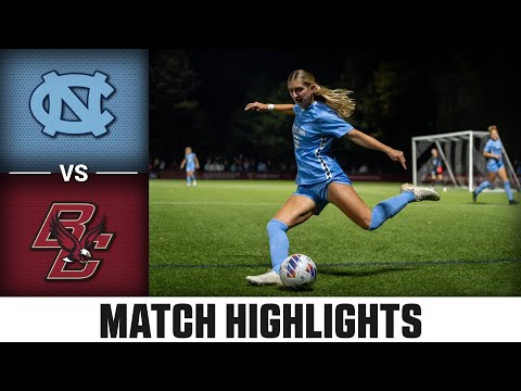 North Carolina vs. Boston College ACC Women’s Soccer Highlights (2023)