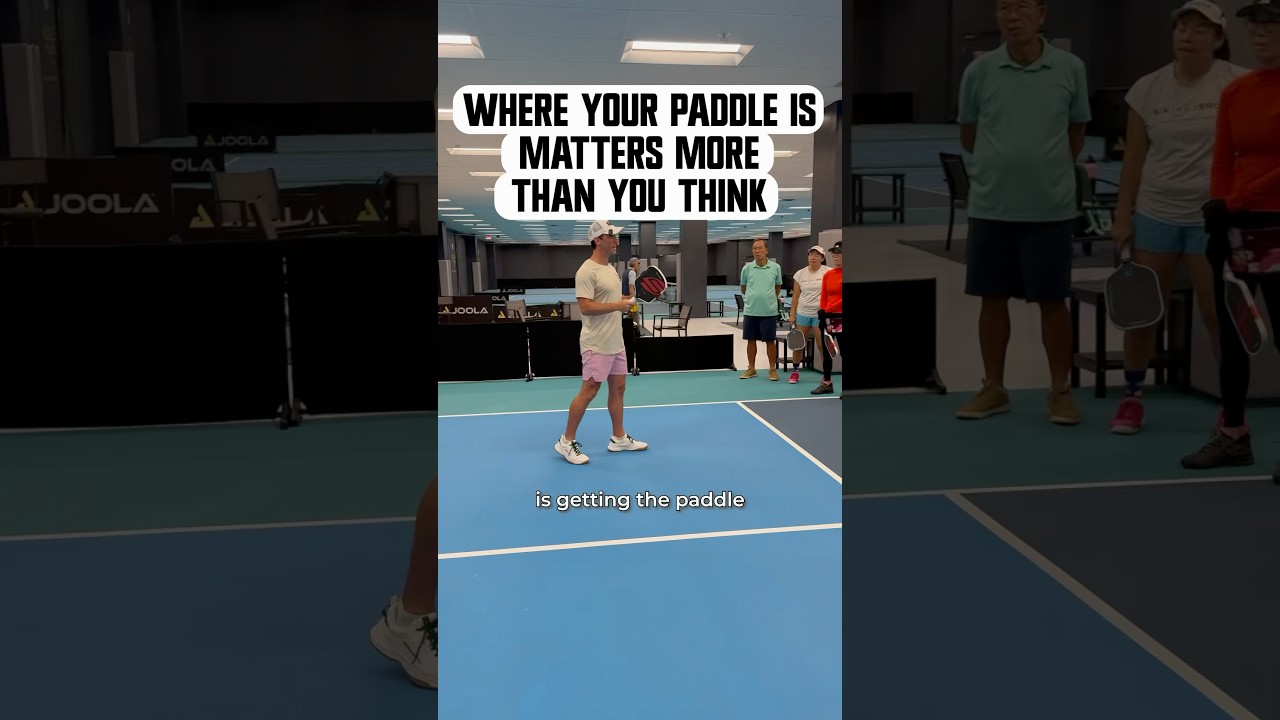 Where Your Paddle Is Matters More Than You Think #pickleball