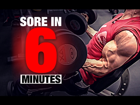 Bicep Workout (SORE IN 6 MINUTES!)