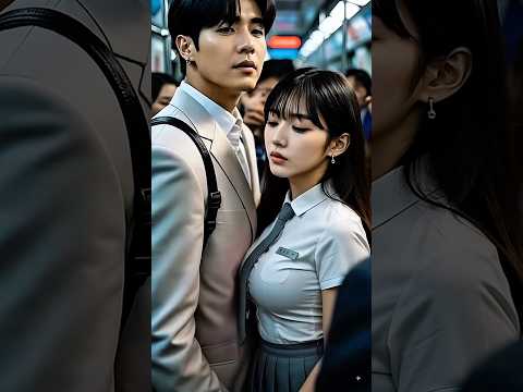 서울의 혼잡한 지하철#subway #aiart #지하철 #short #subway