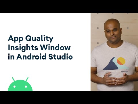 App Quality Insights window in Android Studio