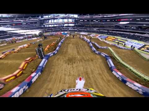 GoPro HD: Gareth Swanepoel Arlington SX Practice - 2013 Monster Energy Supercross 