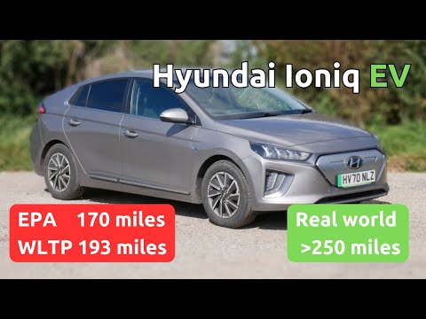 Hyundai Ioniq Electric 38kWh range test (in UK summer). Wow, these are efficient!
