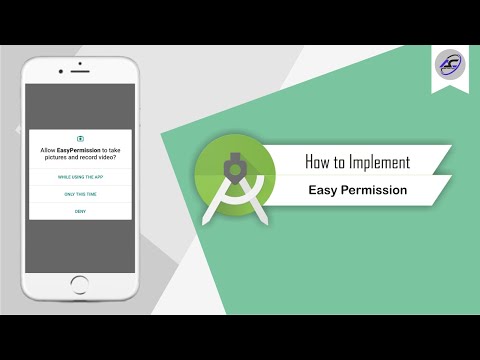 How to Implement Easy Permission Library in Android Studio | EasyPermission | Android Coding