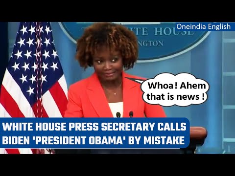 White House' Blooper: Press Secy says 'Pres Obama' instead of Biden