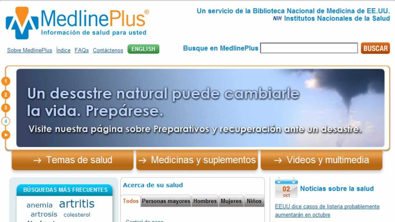 Una Introducción A Medlineplus En Español Youtube 7149