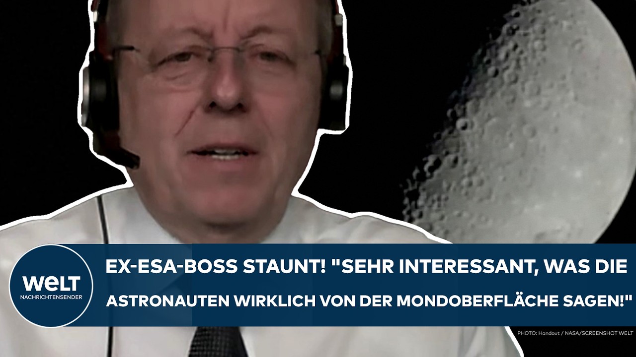 ARTEMIS 2: Der Ex-ESA-Boss staunt! "Sehr interessant, was sie wirklich von der Mondoberfläche sagen"