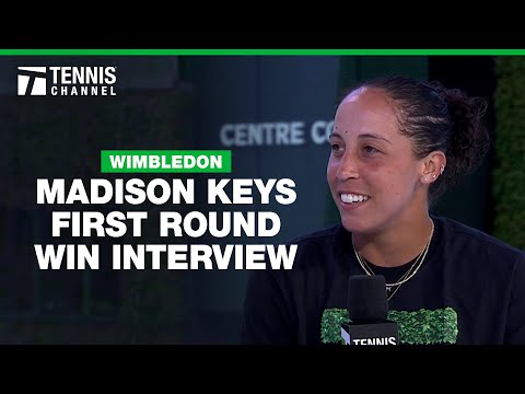 Madison Keys Feels Her Game Translates Well to Grass | 2024 Wimbledon 1st Round