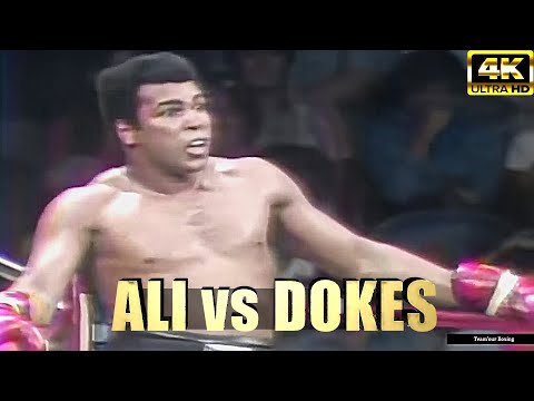 Muhammad ali vs michael dokes | exhibition boxing fight | 4k ultra hd