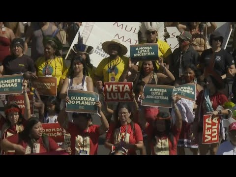 Women's Indigenous march to demand climate justice in Brasilia | AFP