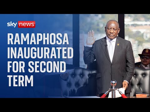 South Africa: President Cyril Ramaphosa sworn in for second term