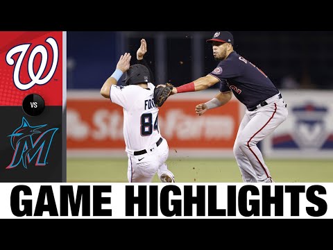 Nationals vs. Marlins Game Highlights (9/21/21) | MLB Highlights