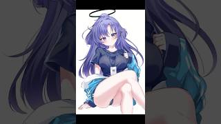 【イラストメイキング】ユウカ線画～彩色【ブルアカ】 #イラスト #イラストメイキング