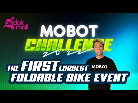 SG LARGEST Foldable Bike Challenge is here! | MOBOT Challenge 2022 @ Bedok Mall