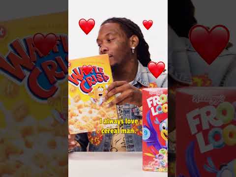 No one loves cereal as much as Offset lol