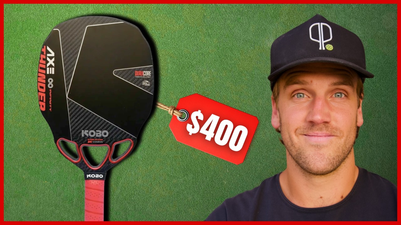 The Most Expensive Paddle On Market | Kobo Thunder Axe Infinity On-Court Review