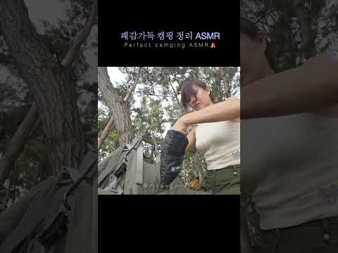 세상 맘 편해지는 캠핑정리 ASMR #솔로캠핑 #camping