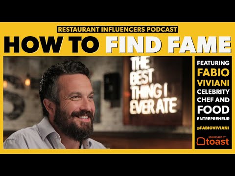 Celebrity Chef FABIO VIVIANI on Finding Food Fame (Restaurant Influencers - RI032)