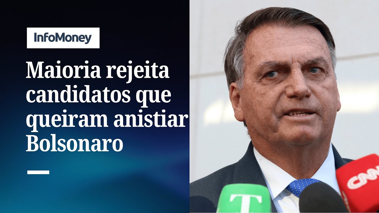 61 se recusam a votar em candidato que quer anistiar Bolsonaro | InfoMoney News