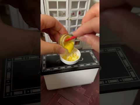 Miniature Tartar sauce #miniaturecooking #miniature #handblender  #料理