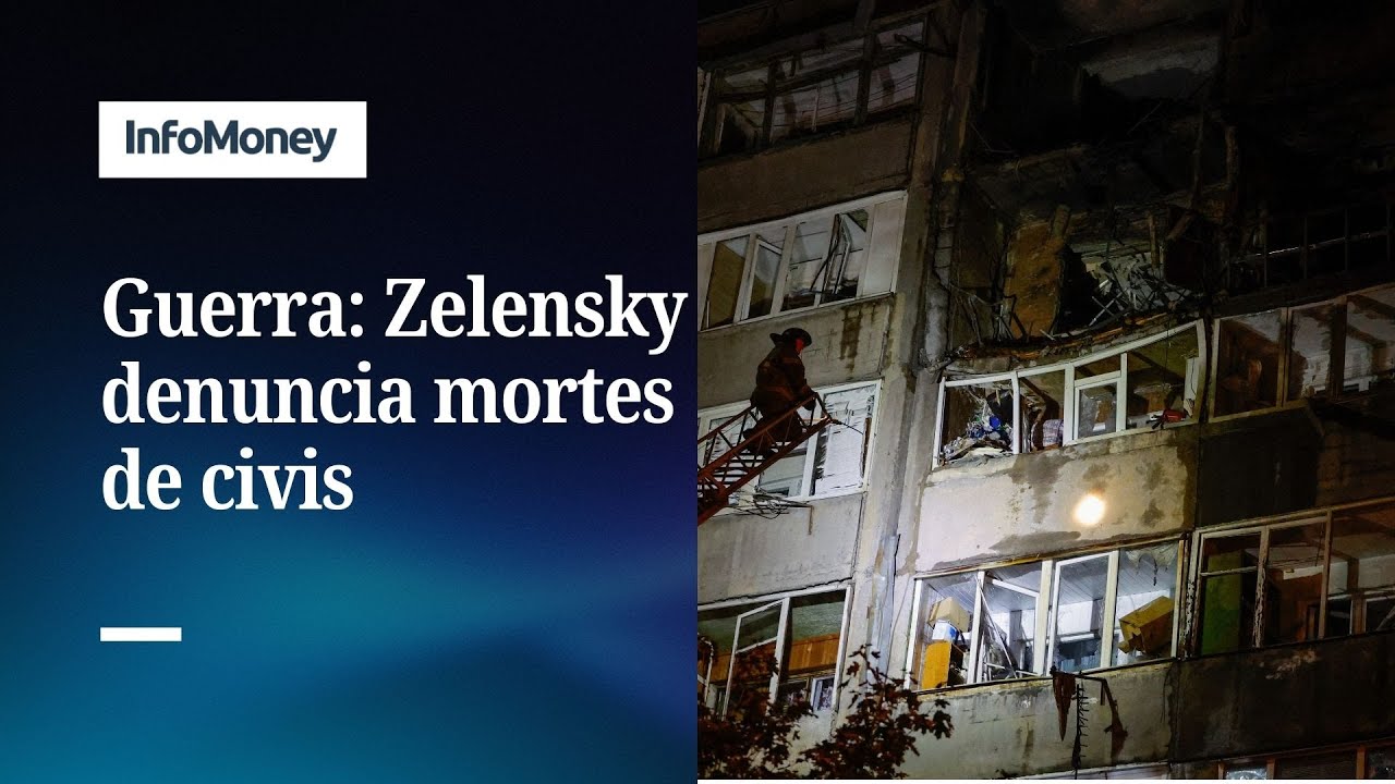 Ataque aéreo russo em vilarejo ucraniano mata mais de 20 civis denuncia Zelensky | InfoMoney News