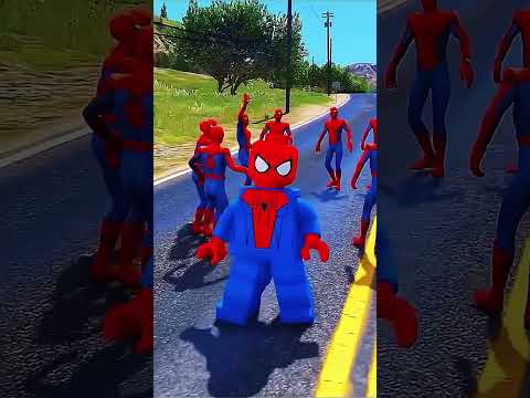 GTA V: #spiderman এর গাড়ির সামনে হাতি চলে আসে তারপর যা ঘটলো।#shorts#gta #babaji