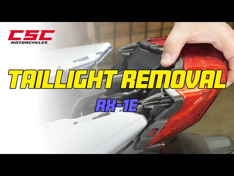 Remove and Replace the Taillight on the RX1E Electric Motorcycle