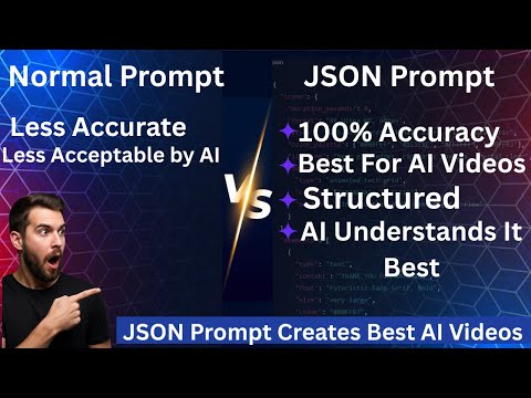 JSON Prompts vs Normal Prompts – The Secret to Perfect AI Videos! / Get Crispy Clear Audio #veo3